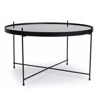 Venezia sohvapöytä Ø70 cm musta