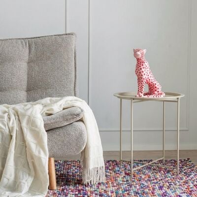 Bastia pyöreä sivupöytä Ø47 cm musta