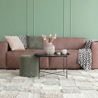 Bastia pyöreä sohvapöytä Ø75 cm musta