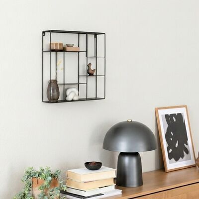 Boon seinähylly 39,5x39,5x10 cm musta