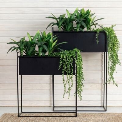 Juuli kukkateline 2 kpl setti musta