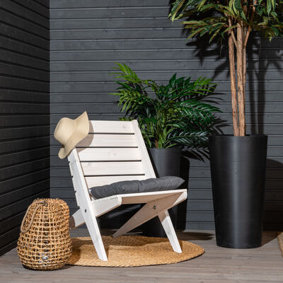 2kpl Ecofurn Granny tuoli kuultovalkoinen mänty, asiakaspalautus