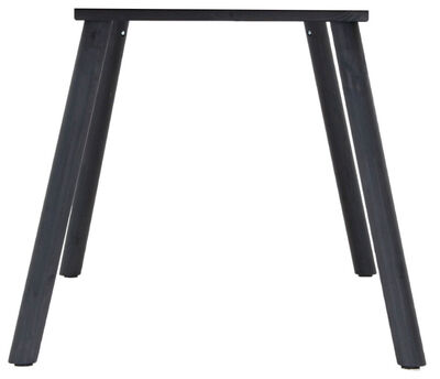 Palma pöydän pyöreä puujalka musta 4 kpl, asiakaspalautus