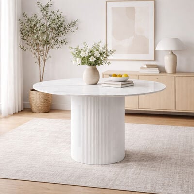 Mill pyöreä ruokapöytä Ø120 cm musta