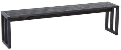 Kioto penkki 180x40 cm musta, asiakaspalautus