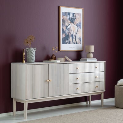 Kiteen Tapio senkki 160x36x75 cm musta