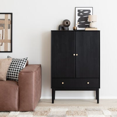 Kiteen Tapio kaappi  81x36x120 cm valkolakattu