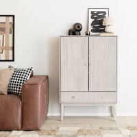 Kiteen Tapio kaappi  81x36x120 cm valkolakattu