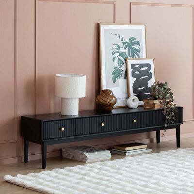 Kiteen Tapio tv-taso 160x36x43 cm valkolakattu