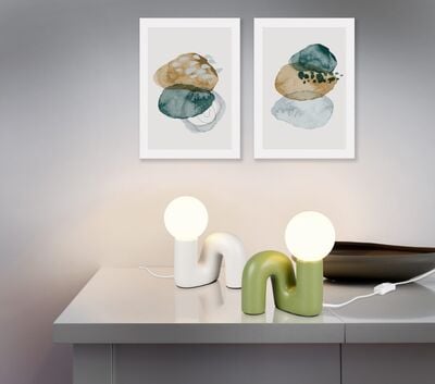 Trio Quinn pöytävalaisin G9 aprikoosi