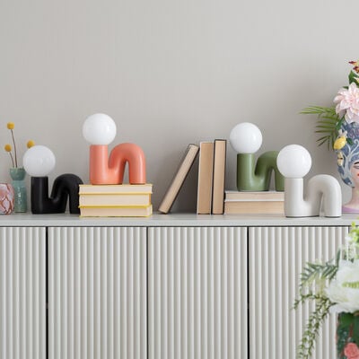 Trio Quinn pöytävalaisin G9 aprikoosi