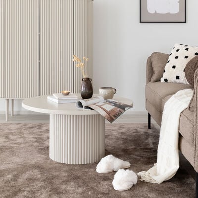 Taimi pyöreä sohvapöytä Ø80 cm greige, asiakaspalautus