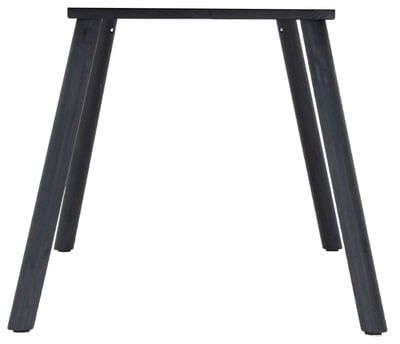 Palma pöydän pyöreä puujalka musta 4 kpl, asiakaspalautus