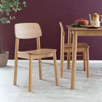 2kpl Tovi tuoli lakattu tammi, asiakaspalautus