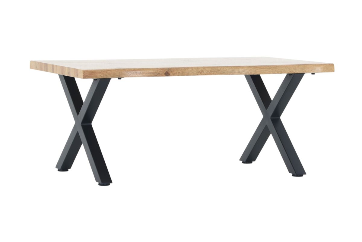 Vivano Wild sohvapöytä 90x60 cm tammi/ musta