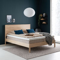 Unia Luxus patjapaketti 160x200 memory L , Memory medium, hiekka Omega 08, asiak