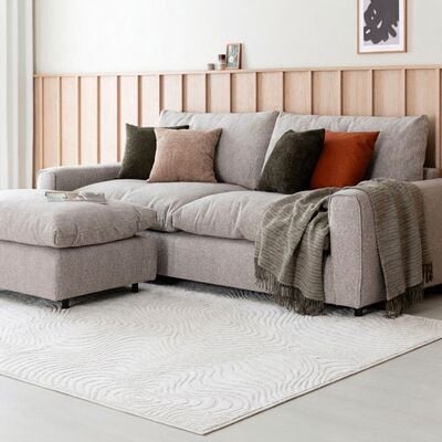 Lootus nukkamatto 160x230 cm luonnonvalkoinen