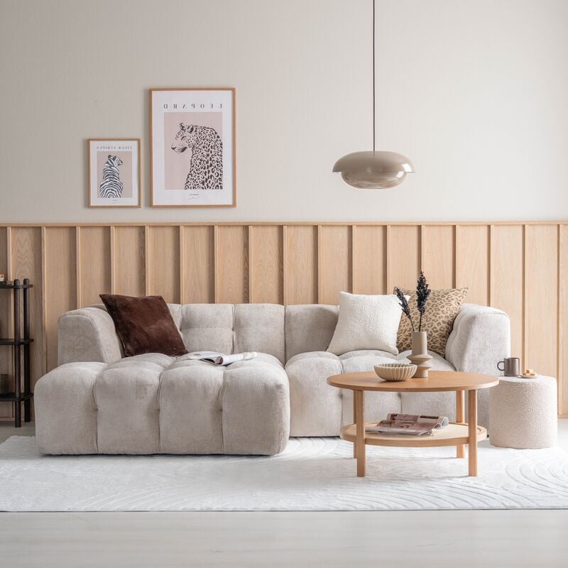 Bubble divaanisohva vasen beige 07 Harmony