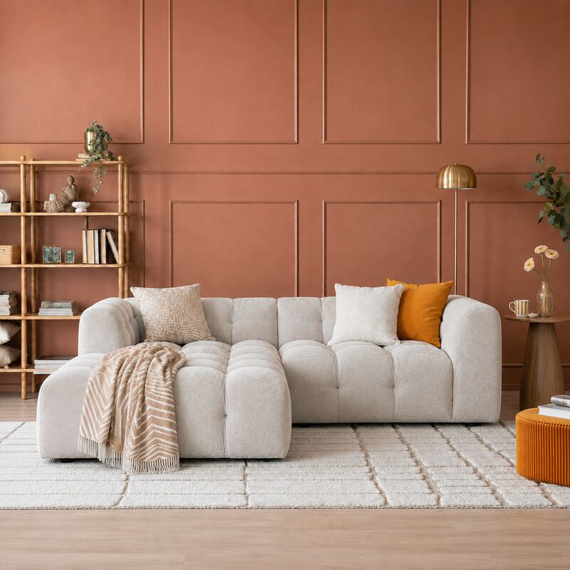 Bubble divaanisohva vasen beige 07 Harmony