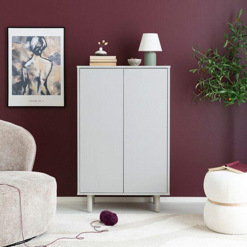 Usva kaappi 75x119 cm greige