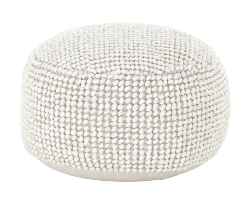 Wool pyöreä rahi Ø50 cm luonnonvalkoinen