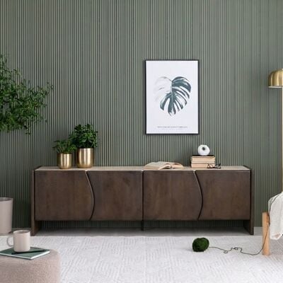 Fjord tv-taso 180 cm ruskea