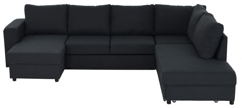 Verona u-kulmavuodesohva oikea tummanharmaa portland 96