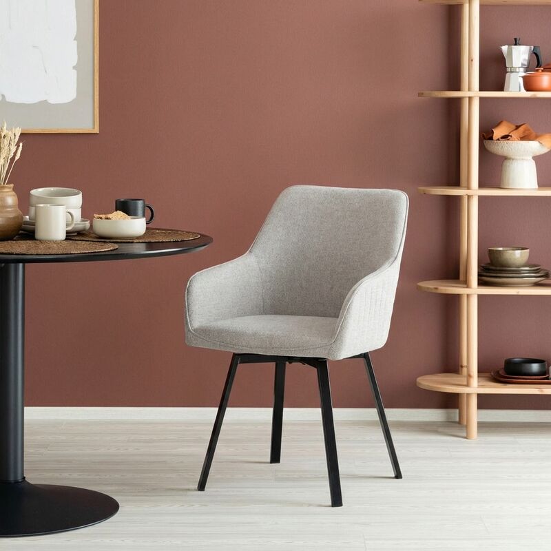 Mooda Alessio pyörivä tuoli beige sorella 05/ musta