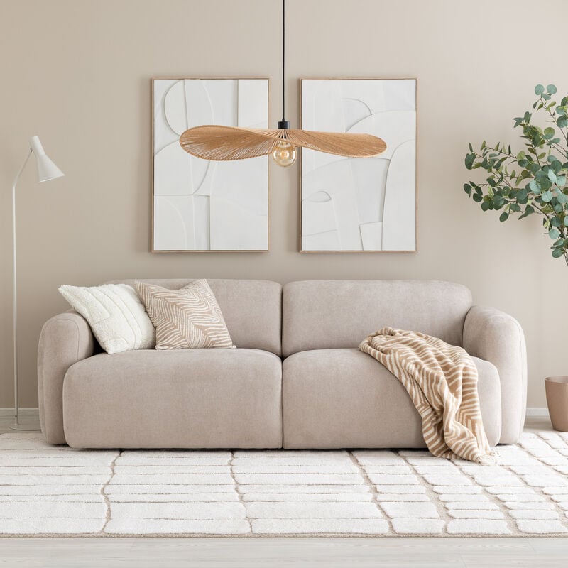 Lumo 3-istuttava sohva Storm 06 beige