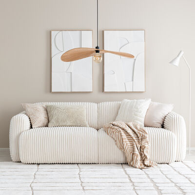 Lumo 3-istuttava sohva Storm 06 beige, asiakaspalautus