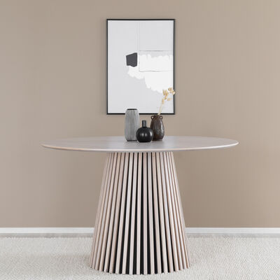 Villa pyöreä ruokapöytä Ø120 cm tammi, asiakaspalautus