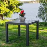 Cortina ruokapöytä 94x94 cm tummanharmaa