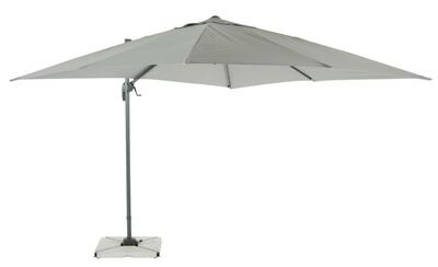 Roma sivuvarjo 3x3 m harmaa