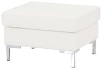 Toronto rahi 70x60 cm valkoinen Madryt White 910 PU-keinonahka, L1-metallijalat,