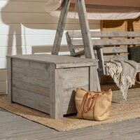 Saaristo pehmustelaatikko 131x57,5x61 cm vaaleanharmaa