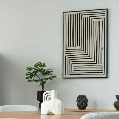 House Nordic Lipari Nro 3 canvastaulu 60x90 cm musta/beige