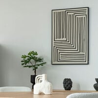 House Nordic Lipari Nro 3 canvastaulu 60x90 cm musta/beige