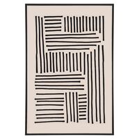 House Nordic Lipari Nro 1 canvastaulu 100x140 cm musta/beige