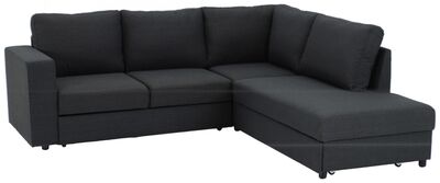 Verona avokulmavuodesohva oikea tummanharmaa portland 96, asiakaspalautus