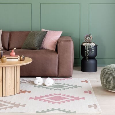 Linda puuvilladhurriematto 160x230 cm pastelli