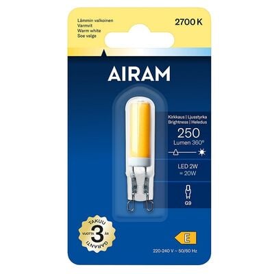 Airam Led-lamppu FG PO 827 250lm G9