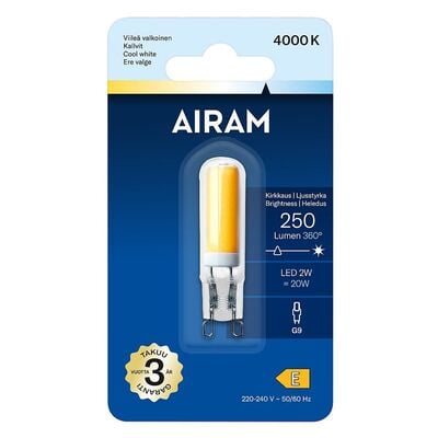 Airam Led-lamppu FG PO 840 250lm G9