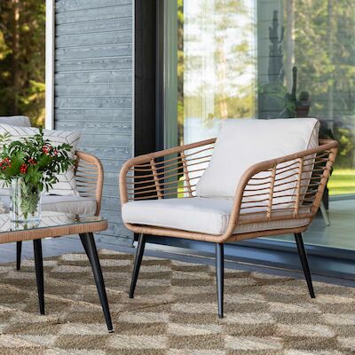 2kpl Scandic nojatuoli luonnonväri, asiakaspalautus