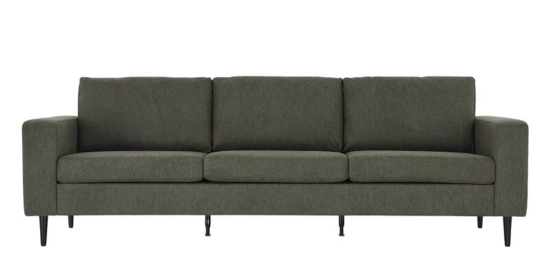 Toronto 3-istuttava sohva vihreä verita 34, jalka wenge