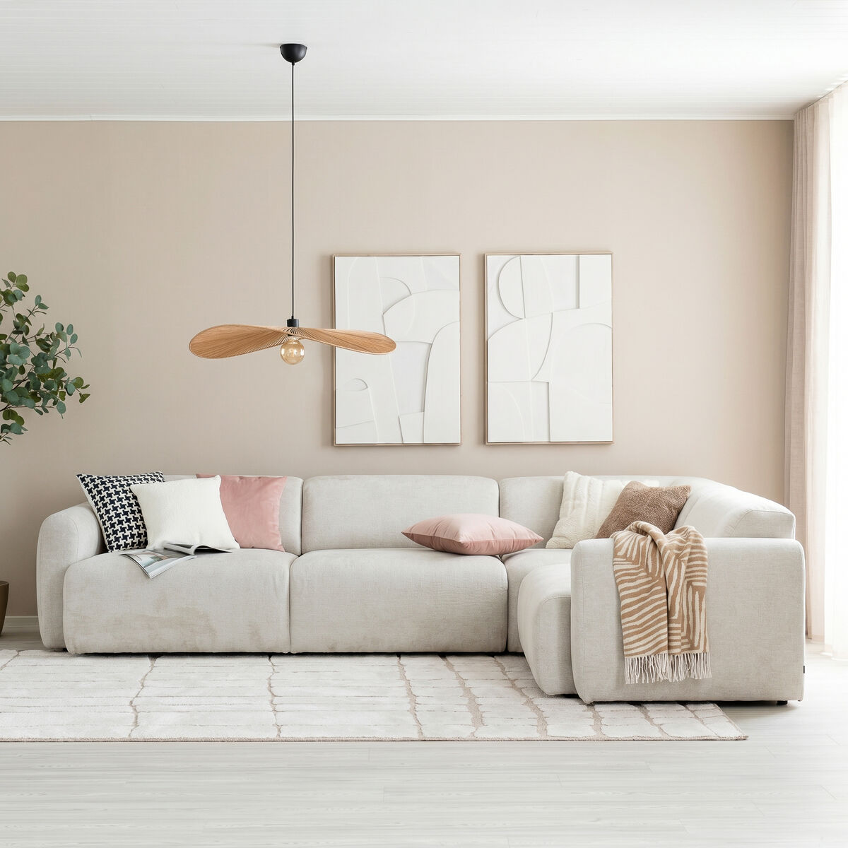 Veke Lumo kulmasohva 3K1,5/1,5K3 Genesis 2 vaaleabeige