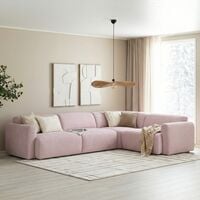 Lumo kulmasohva 3K1,5/1,5K3  Soro 61 roosa