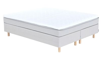 Unia Arki jenkkisänky 140x200 cm ilman pp, lv koivu jalat, beige Altea