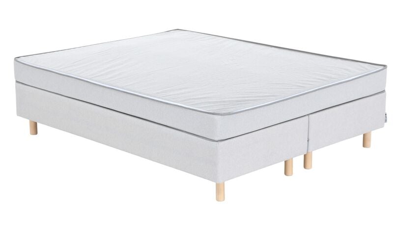 Unia Arki jenkkisänky 140x200 cm ilman pp, lv koivu jalat, beige Altea
