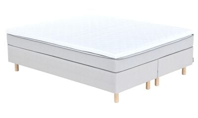 Unia Arki jenkkisänky 160x200 cm ilman pp, lv koivu jalat, beige Altea