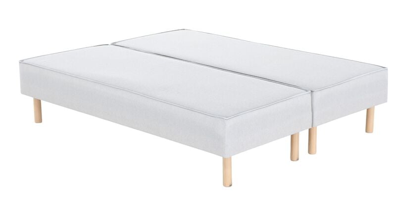 Unia Arki runkopatjasänky 160x200 cm ilman pp, lv koivu jalat, beige